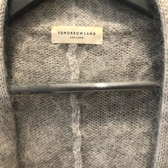 Tomorrowland size S cardigan, gray - Picture 4 of 5